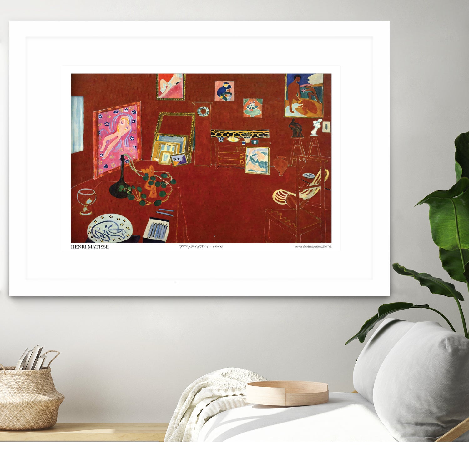 The Red studio by Henri Matisse on GIANT ART - museums