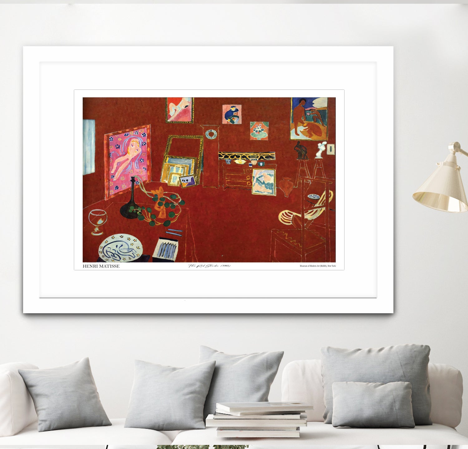 The Red studio by Henri Matisse on GIANT ART - museums