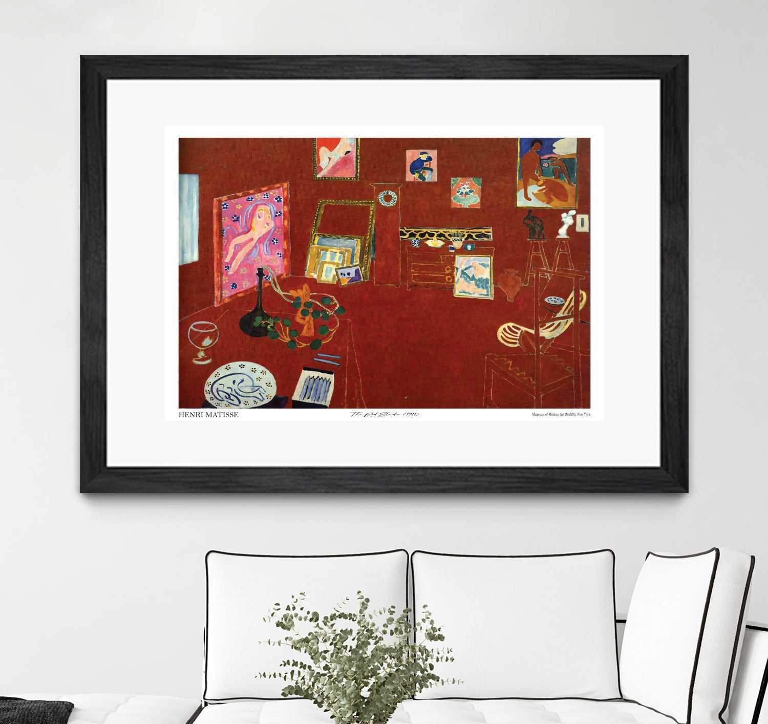 The Red studio by Henri Matisse on GIANT ART - museums