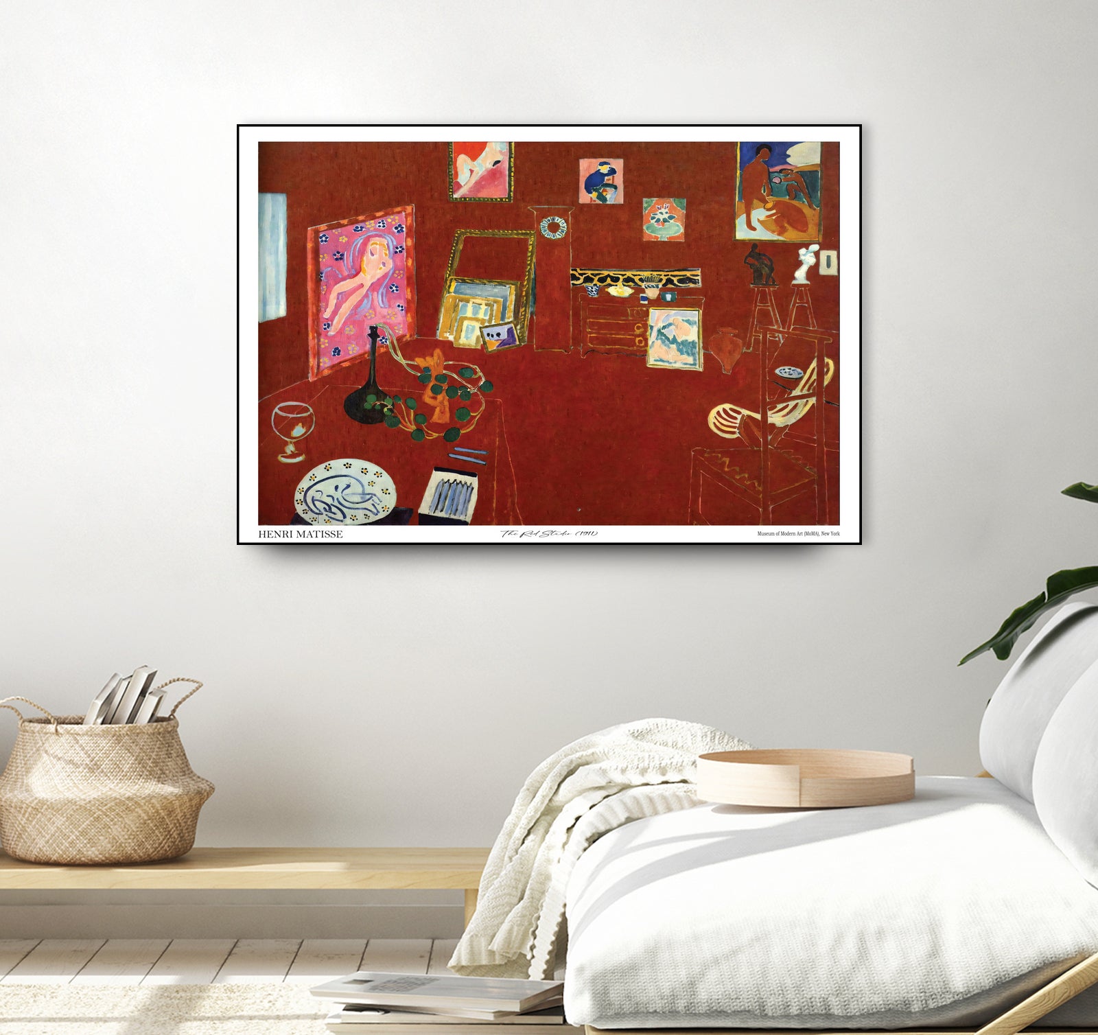 The Red studio by Henri Matisse on GIANT ART - museums