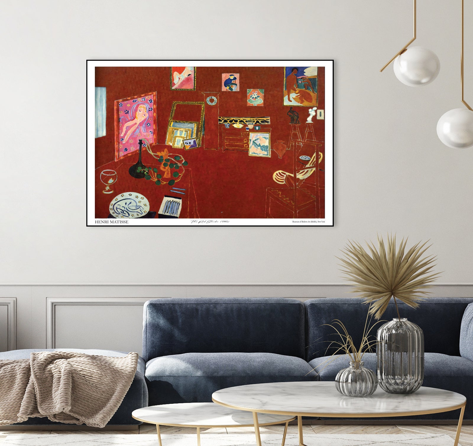 The Red studio by Henri Matisse on GIANT ART - museums