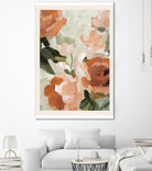 Autumn Blossom by M Studio on GIANT ART - green botanical flowers