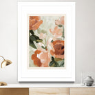 Autumn Blossom by M Studio on GIANT ART - green botanical flowers