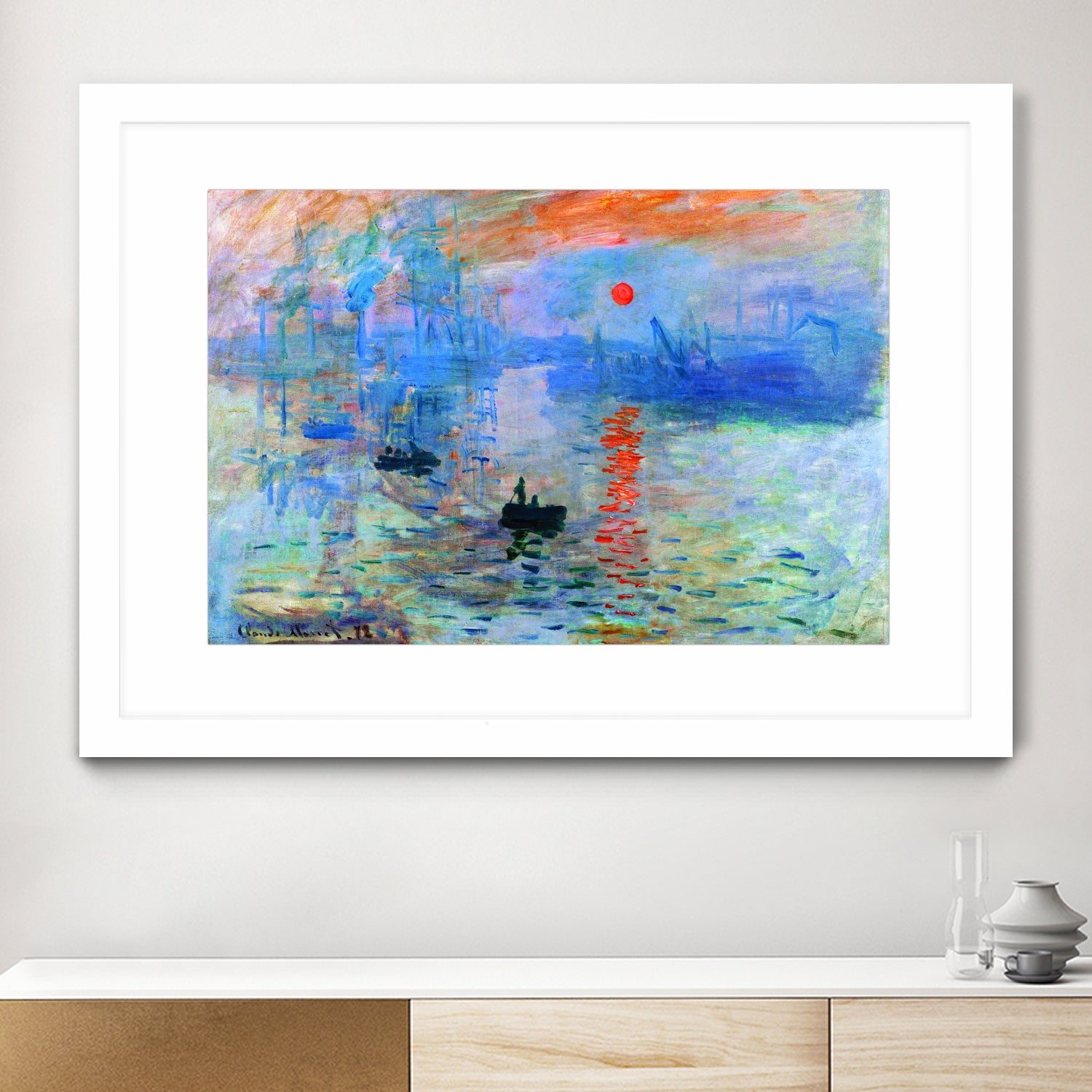 Sunrise 1872 by Monet on GIANT ART - museums