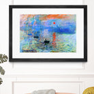 Sunrise 1872 by Monet on GIANT ART - museums