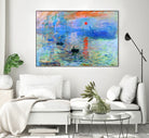 Sunrise 1872 by Monet on GIANT ART - museums