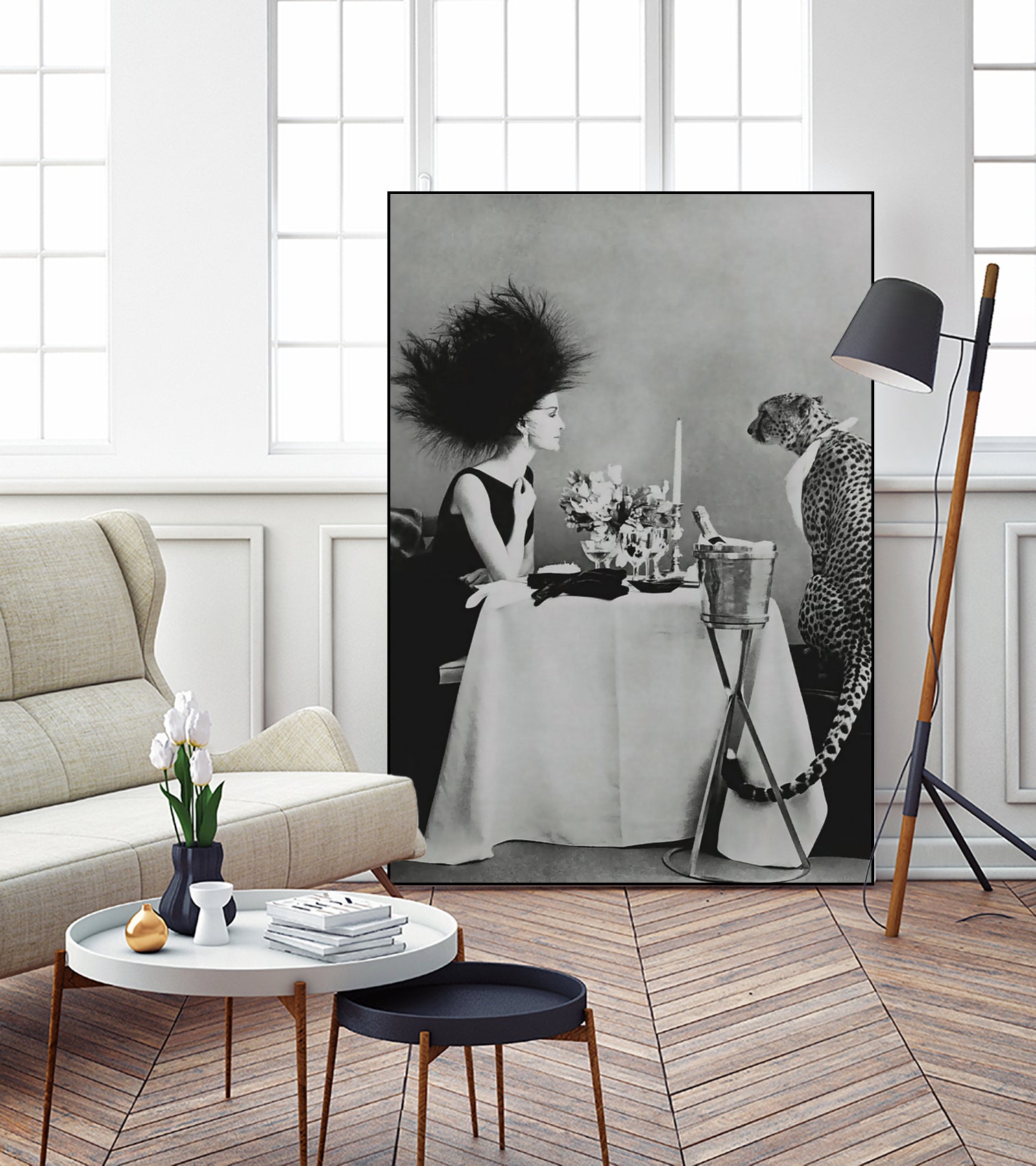 Le Déjeuner by M Studio on GIANT ART - black and white photography