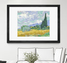Wheat Field with Cypresses by Vincent Van Gogh on GIANT ART - green masters