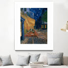 Cafe-terrace at night (Place du forum in Arles), 1888 by Vincent  van Gogh on GIANT ART - museums