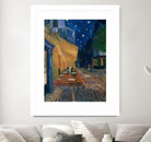 Cafe-terrace at night (Place du forum in Arles), 1888 by Vincent  van Gogh on GIANT ART - museums