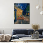 Cafe-terrace at night (Place du forum in Arles), 1888 by Vincent  van Gogh on GIANT ART - museums