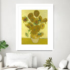 Sunflowers on Gold, 1888 by Vicent van Gogh on GIANT ART