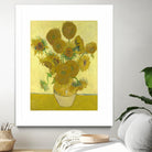 Sunflowers on Gold, 1888 by Vicent van Gogh on GIANT ART