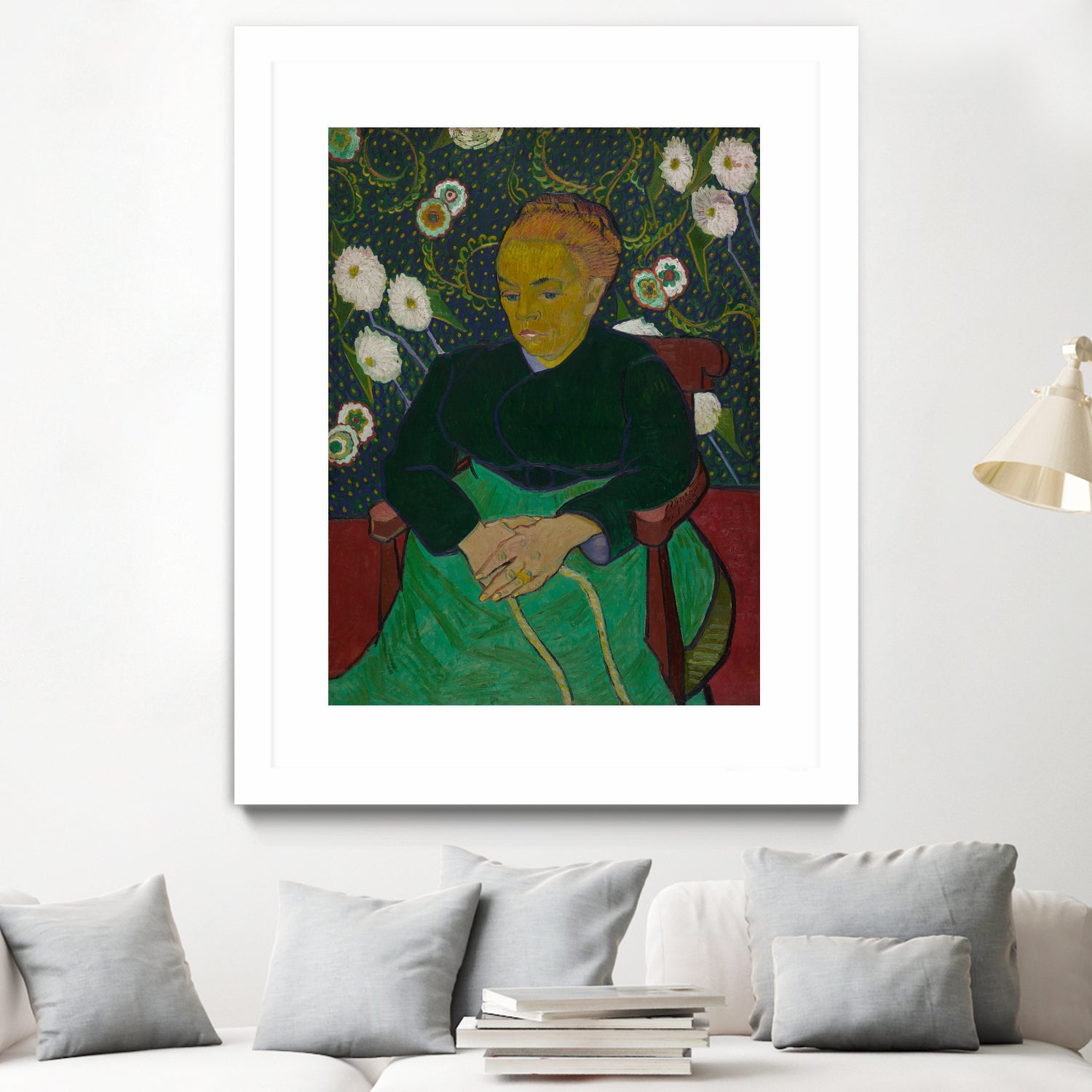 Madame Roulin Rocking the Cradle (La berceuse) by Vincent van Gogh on GIANT ART - museums