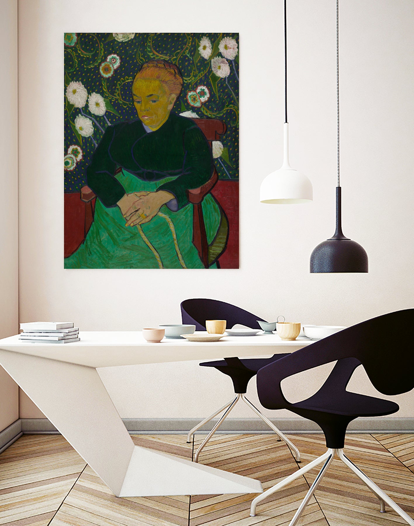 Madame Roulin Rocking the Cradle (La berceuse) by Vincent van Gogh on GIANT ART - museums