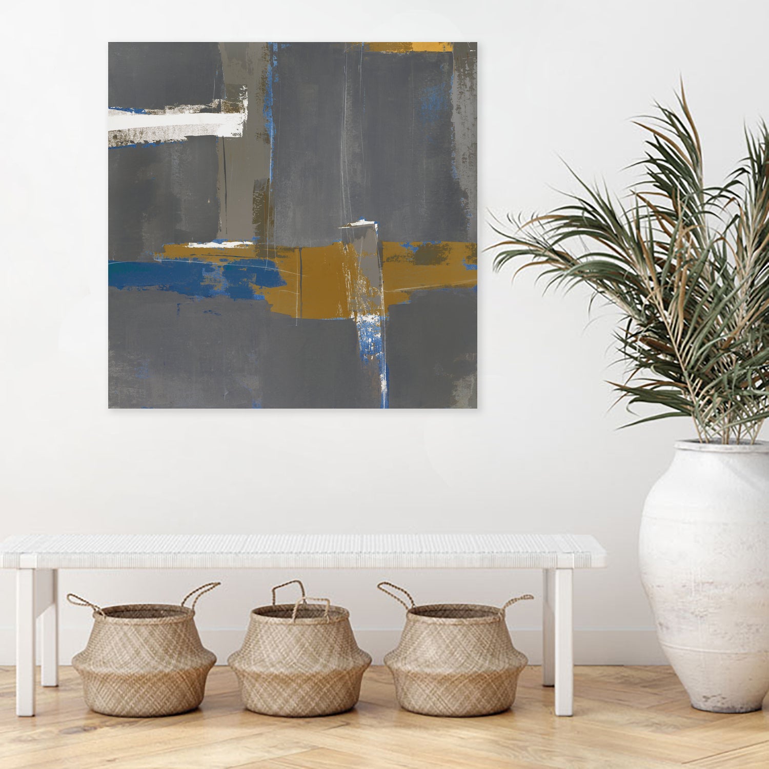 Filing Edges I by Daleno Art on GIANT ART - white abstract
