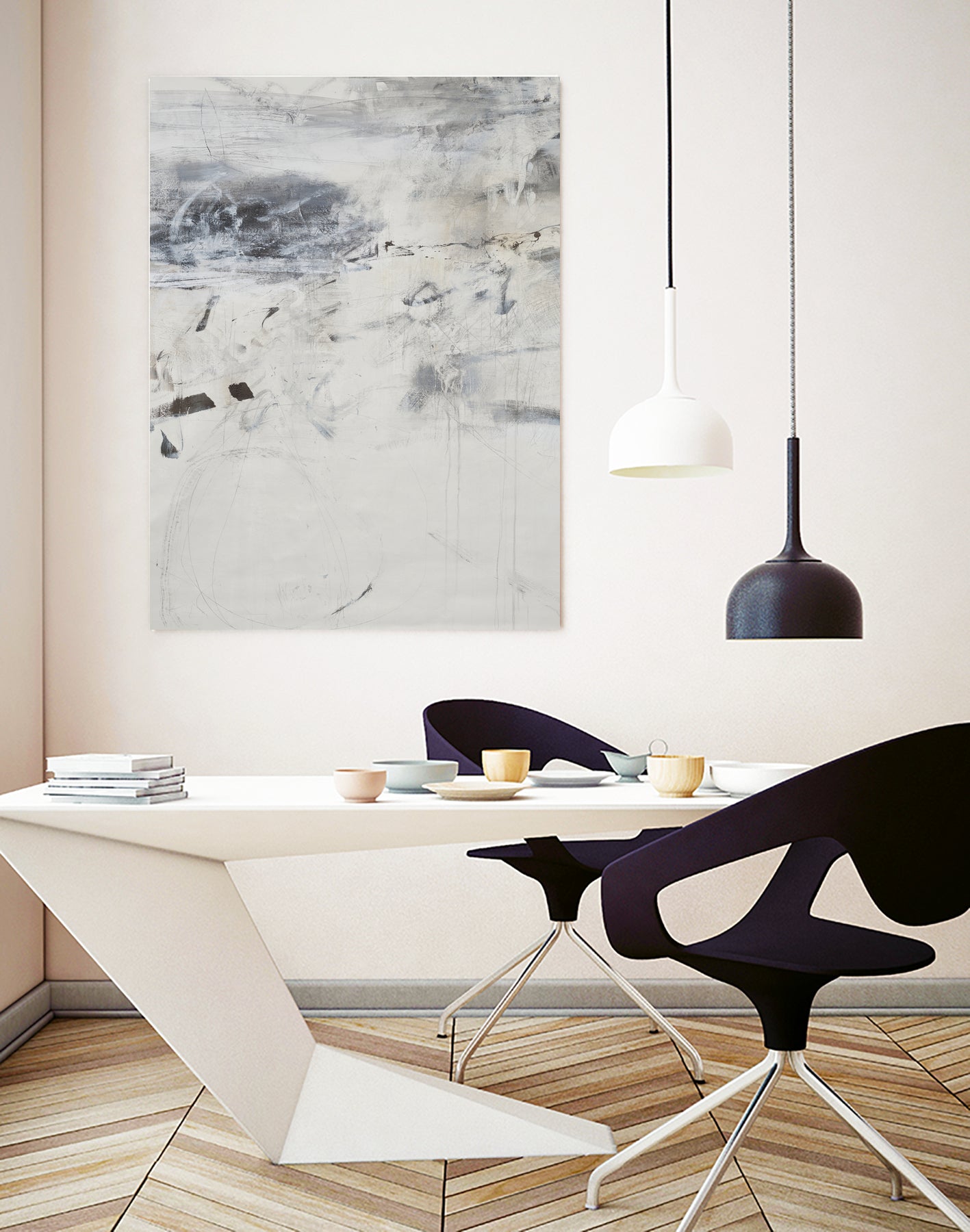 Polite Push by Daleno Art on GIANT ART - abstract
