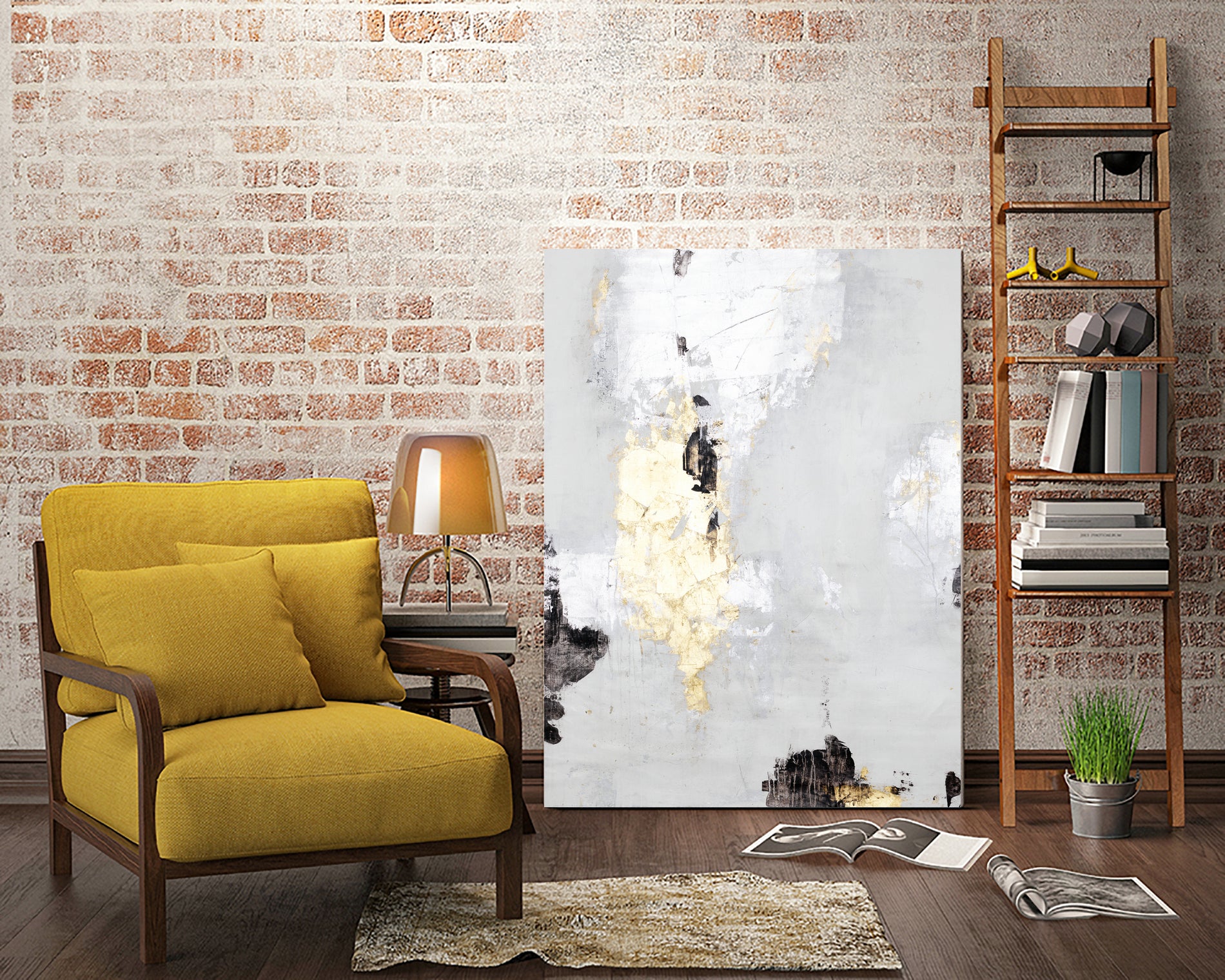 Time Tester I by Daleno Art on GIANT ART - balck abstract