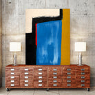 Block Field 5 by Jo Stearns on GIANT ART - black abstract pattern