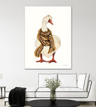 Goose with Scarf by Yvette St. Amant on GIANT ART - animal