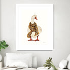 Goose with Scarf by Yvette St. Amant on GIANT ART - animal