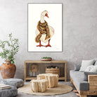Goose with Scarf by Yvette St. Amant on GIANT ART - animal