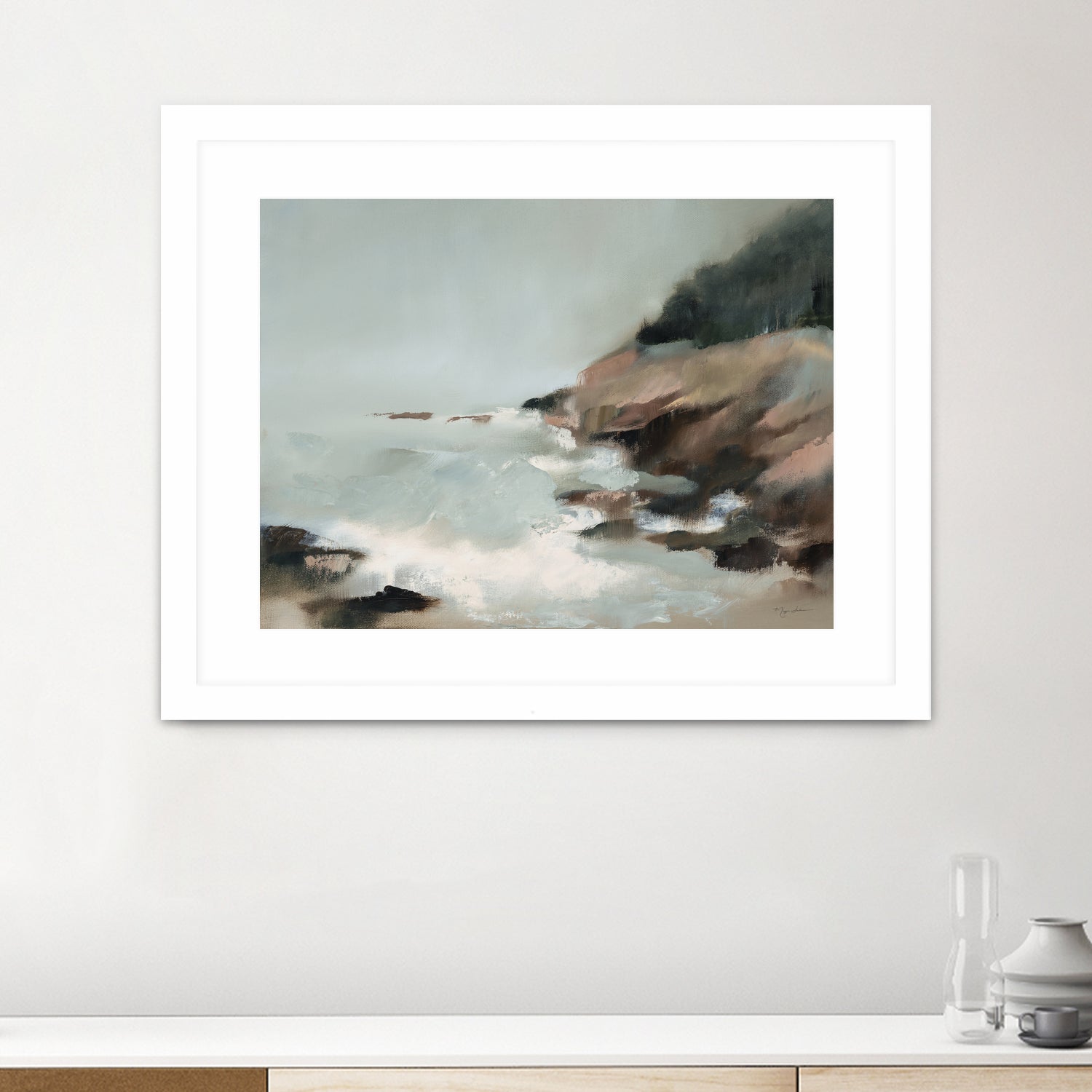 Acadia by Maggie Sackmann on GIANT ART - abstract cloud dancer 