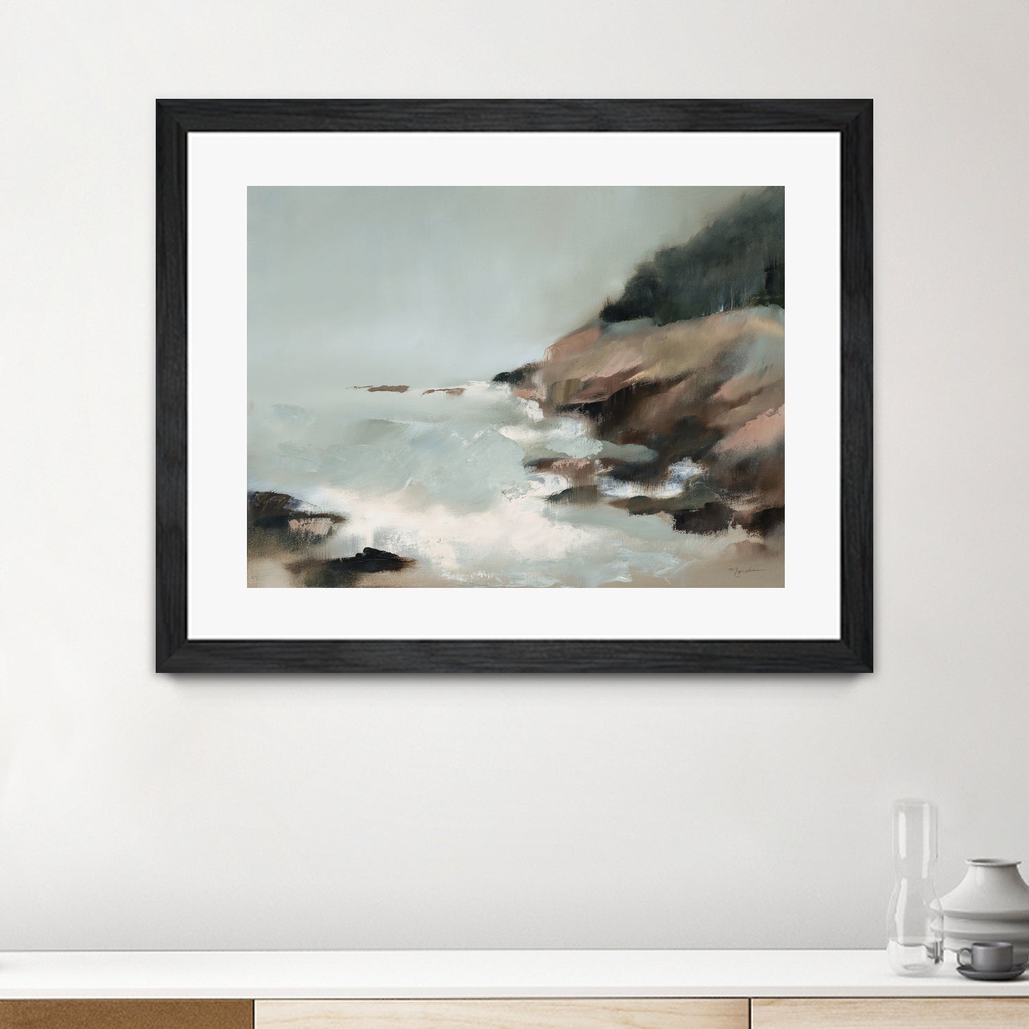 Acadia by Maggie Sackmann on GIANT ART - abstract cloud dancer 