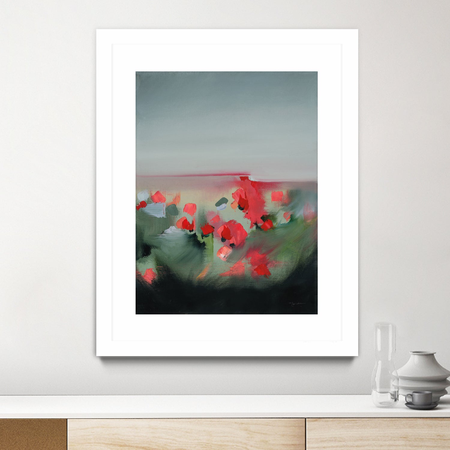 Poppies by Maggie Sackmann on GIANT ART - abstract