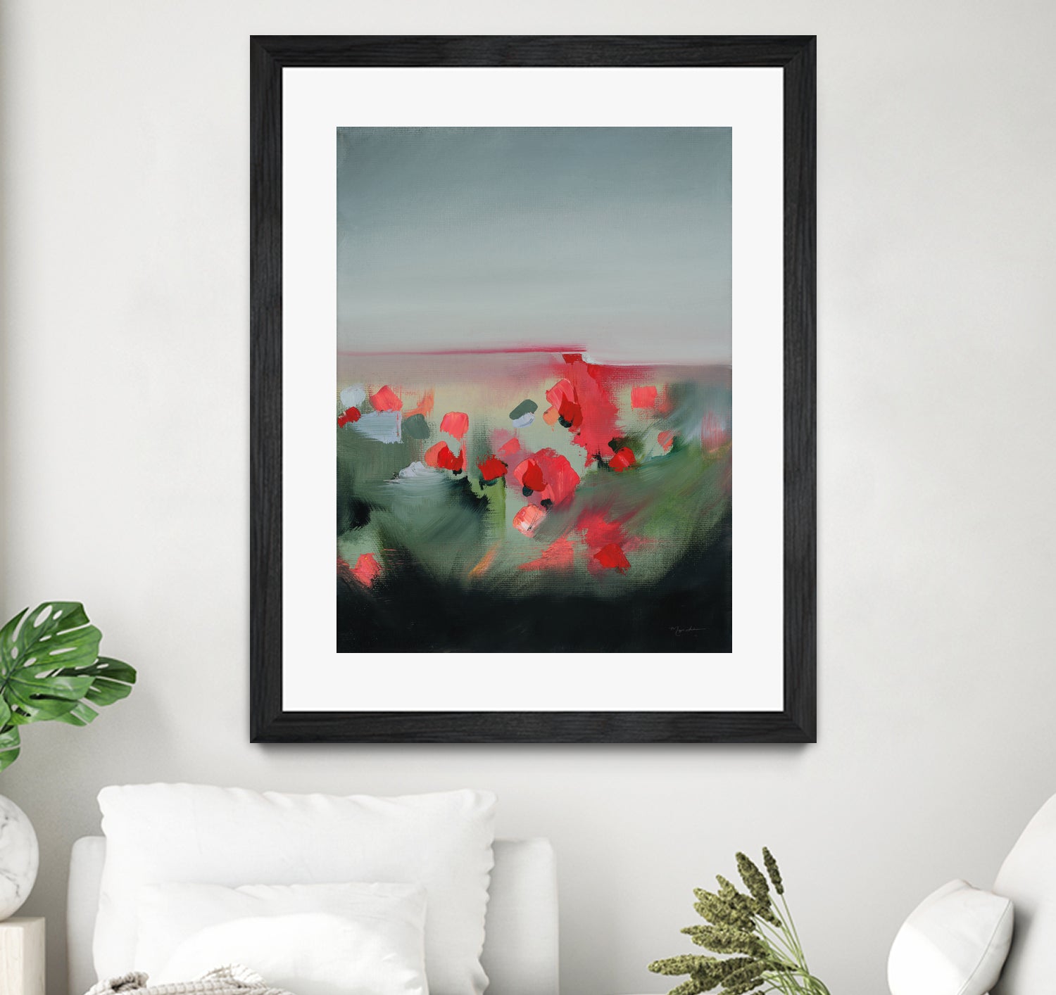 Poppies by Maggie Sackmann on GIANT ART - abstract