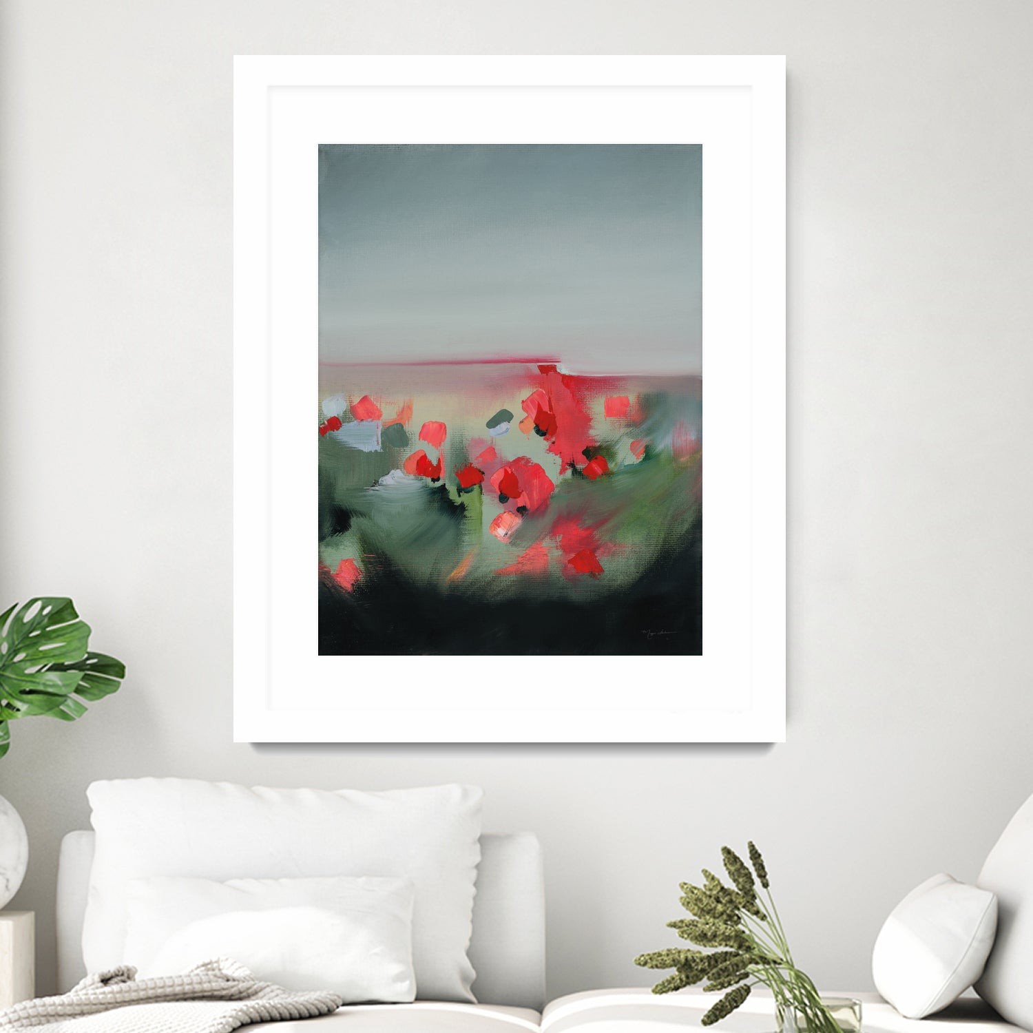 Poppies by Maggie Sackmann on GIANT ART - abstract
