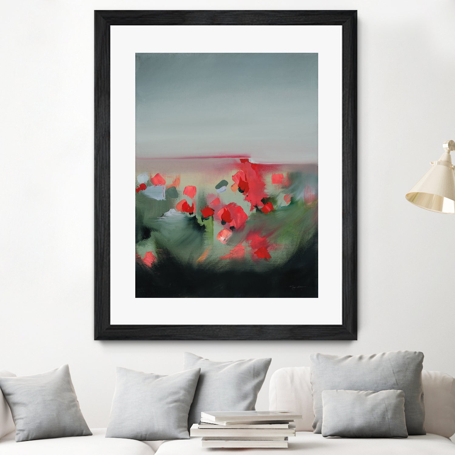 Poppies by Maggie Sackmann on GIANT ART - abstract