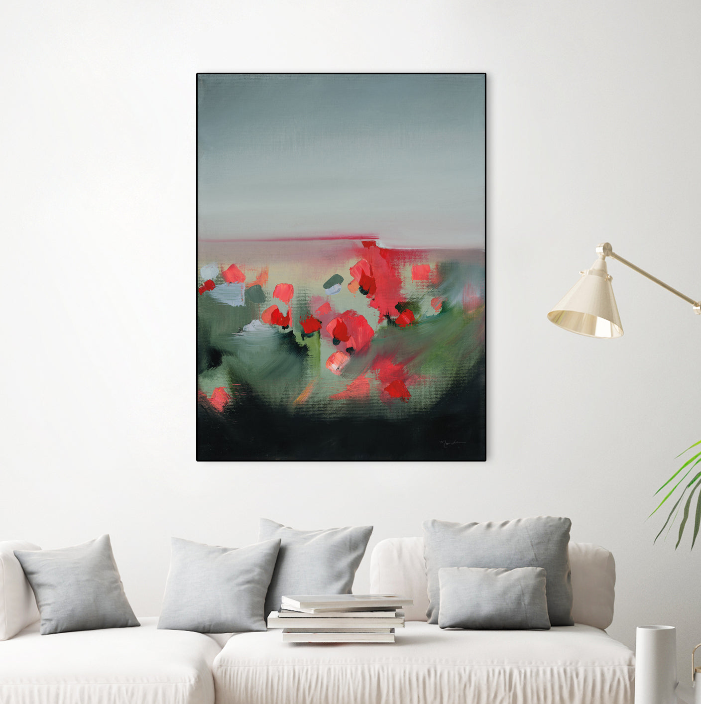 Poppies by Maggie Sackmann on GIANT ART - abstract