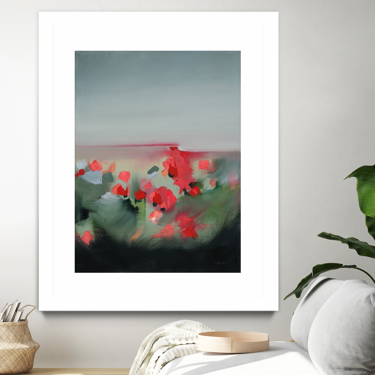 Poppies by Maggie Sackmann on GIANT ART - abstract