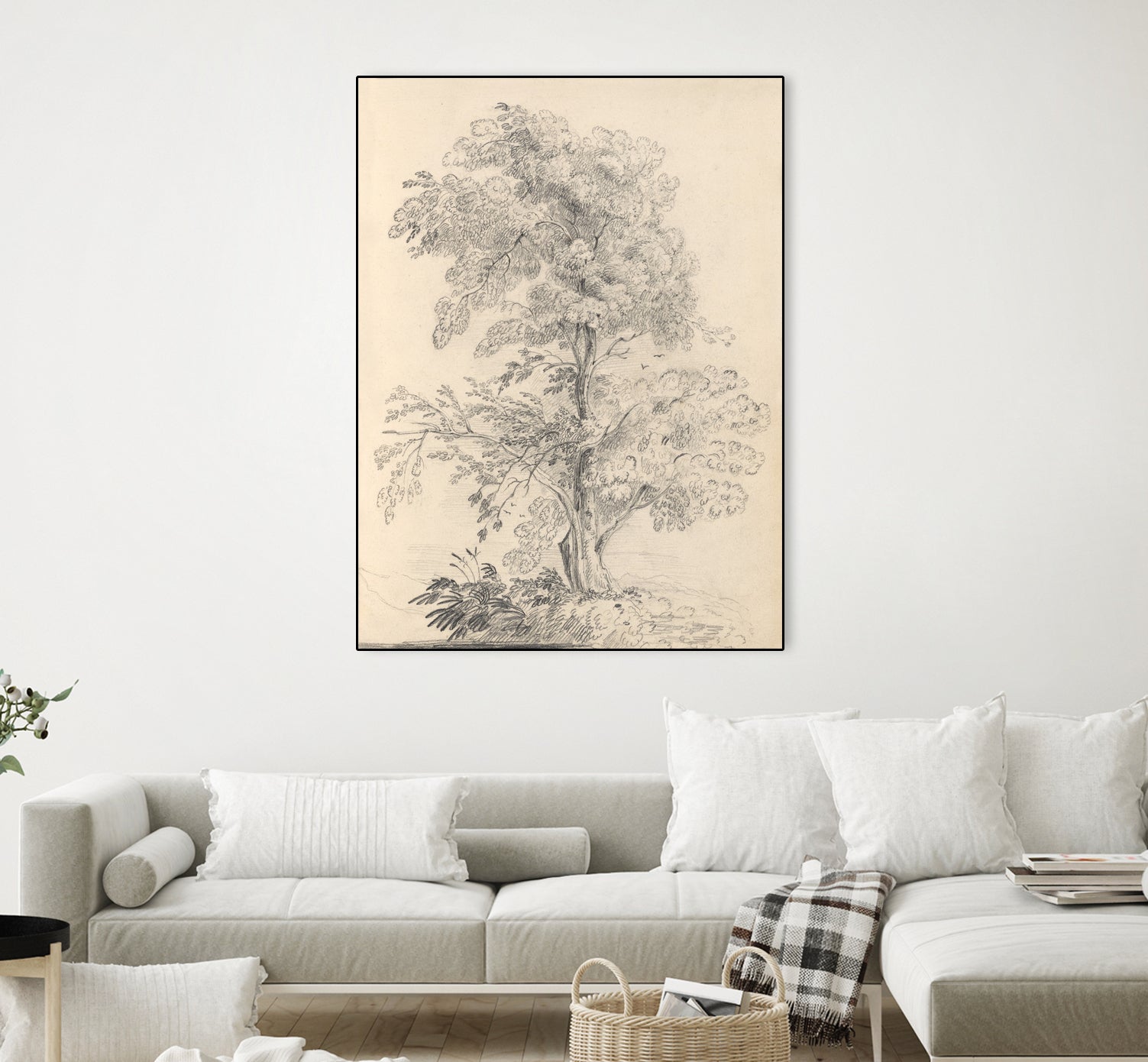 Tree Sketch by Wild Apple Portfolio on GIANT ART - abstract