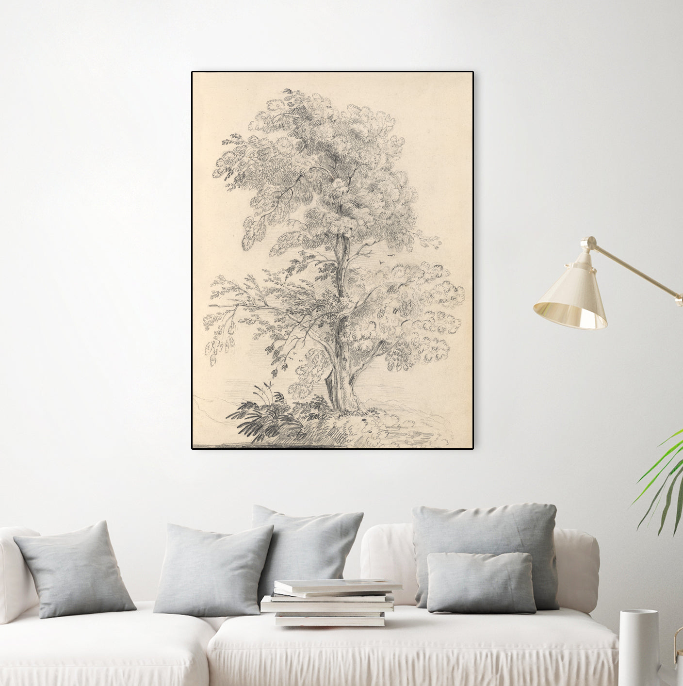 Tree Sketch by Wild Apple Portfolio on GIANT ART - abstract