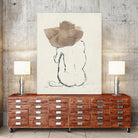 Girl with Floppy Hat by Chloe Elliott on GIANT ART - figurative figurative