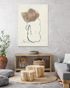 Girl with Floppy Hat by Chloe Elliott on GIANT ART - figurative figurative