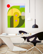 Running Towards the Sun 7  by Marion Griese on GIANT ART - yellow abstract