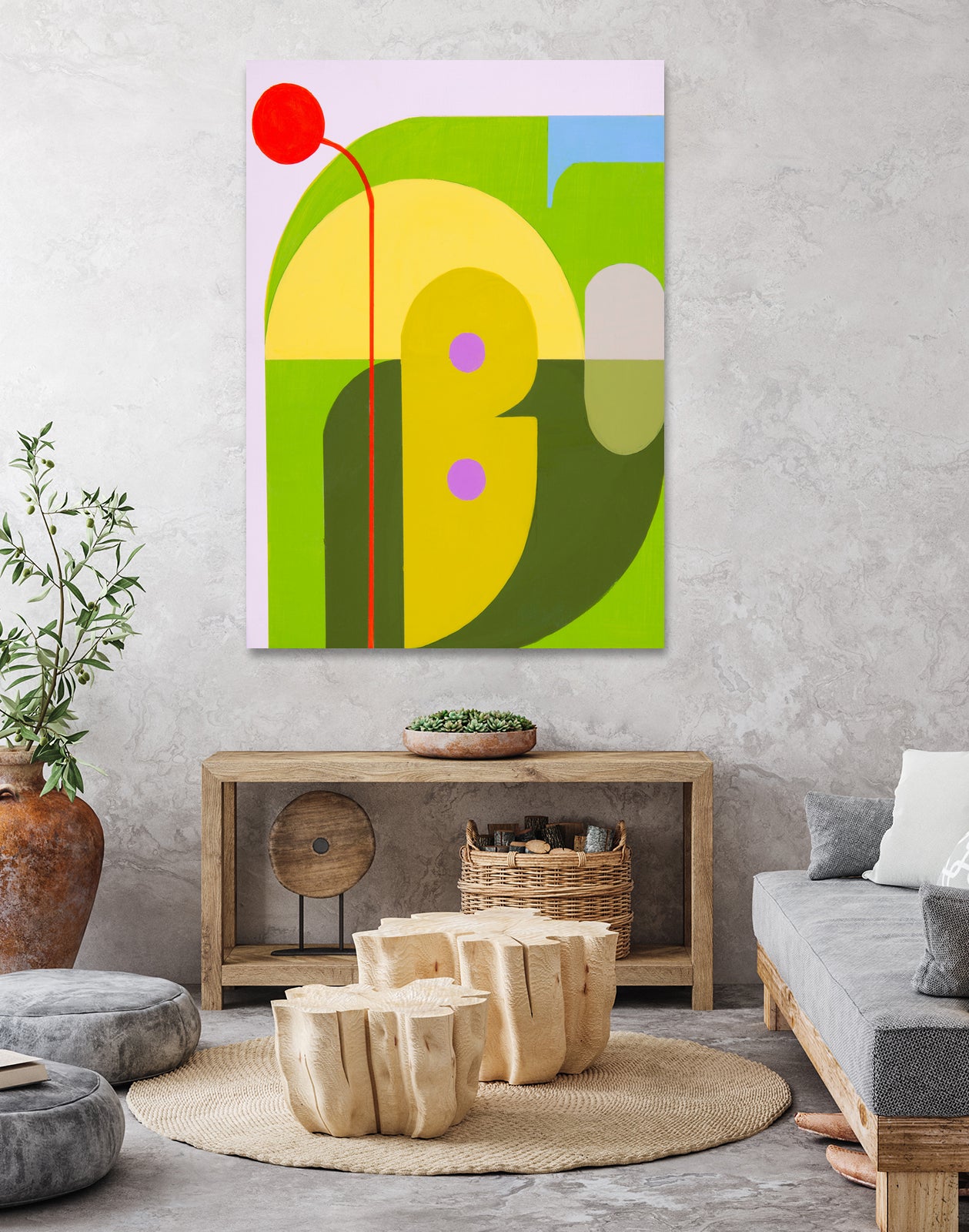 Running Towards the Sun 7  by Marion Griese on GIANT ART - yellow abstract