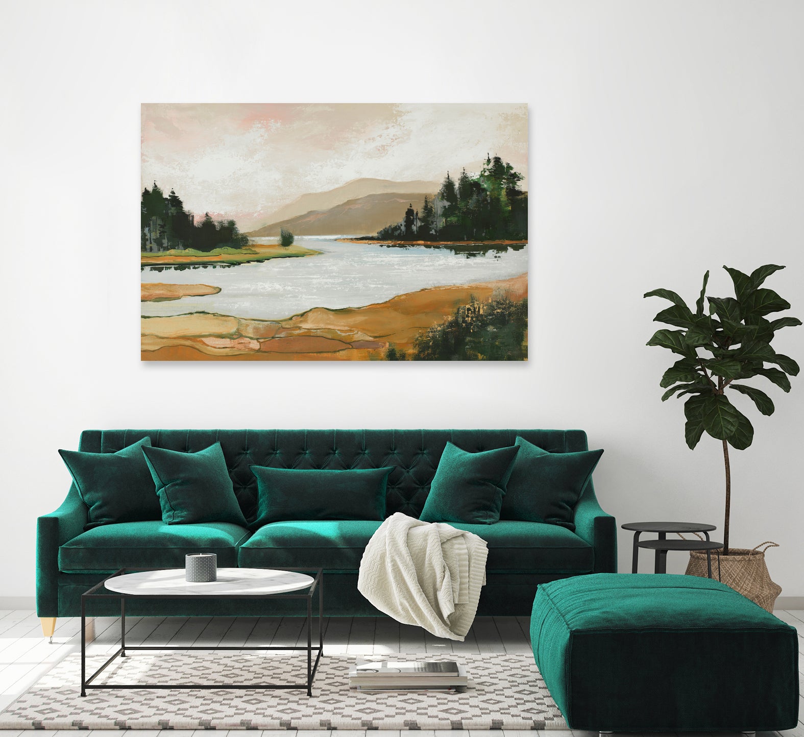 In Quiet Places 2 by Max Maxx on GIANT ART - purple coastal