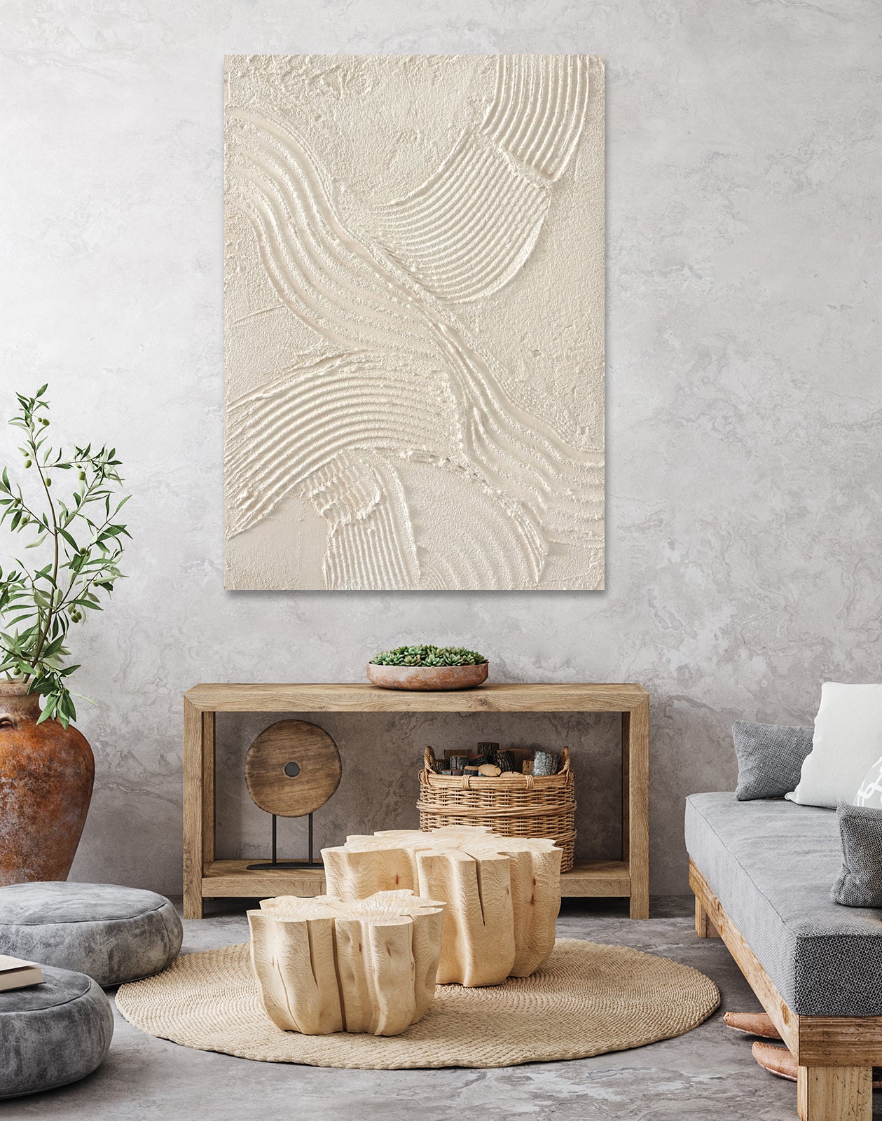 Sand Shadows by Design Fabrikken on GIANT ART - gray abstracts