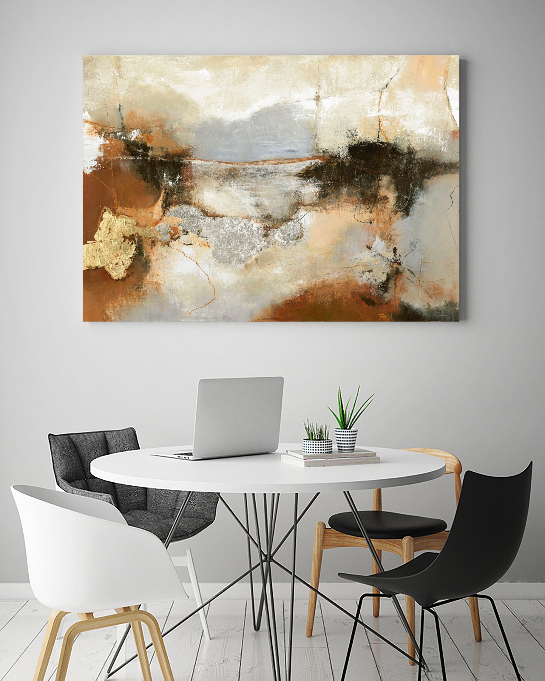 Rusty by Design Fabrikken on GIANT ART - brown abstracts