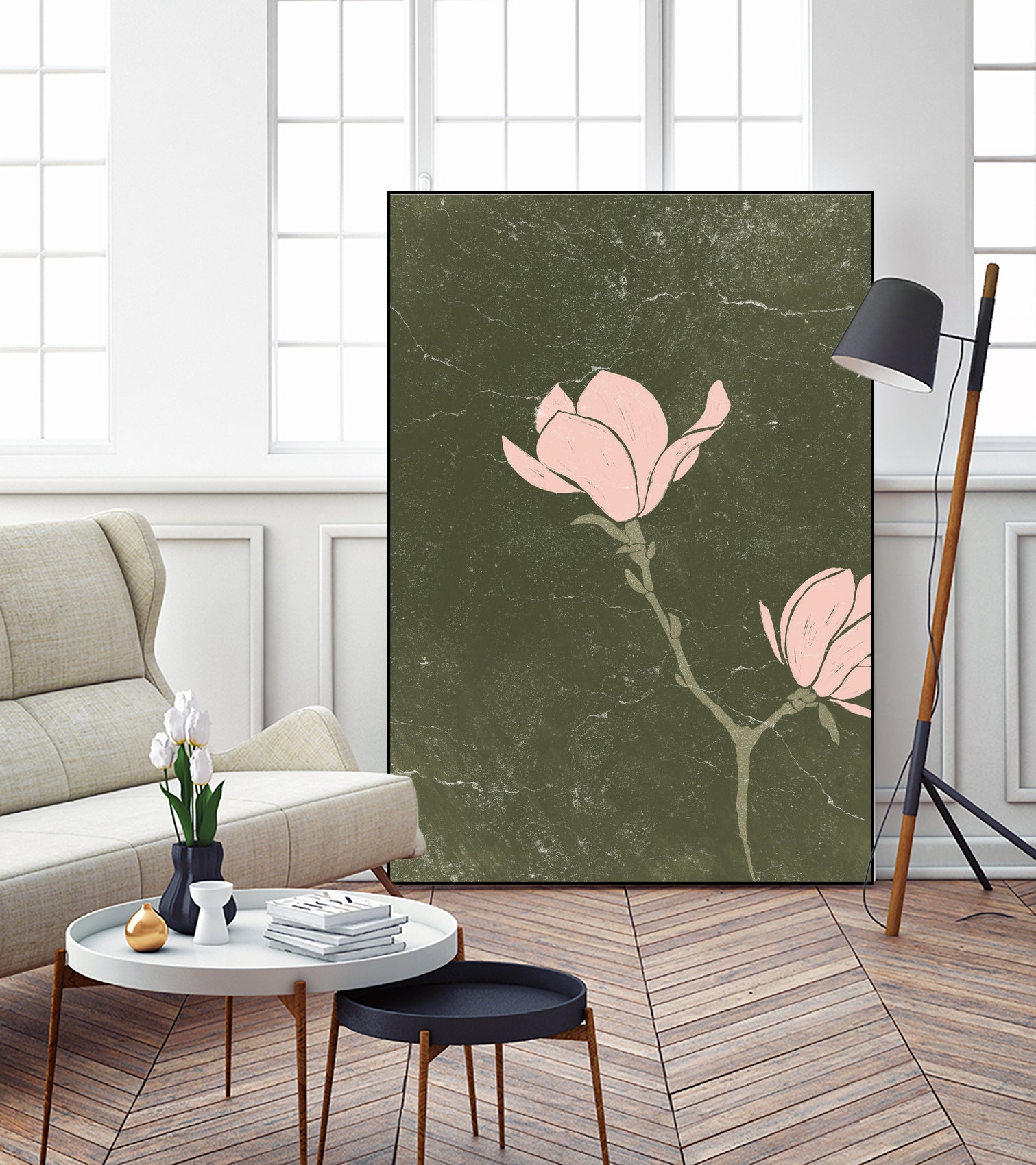 Spring I by Yuyu Pont on GIANT ART - floral/still life floral/still life