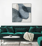 Blue Reverie II by Jacob Q on GIANT ART - blue shapes cloud dancer 