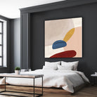 Pink Pebbles II by Eva Watts  on GIANT ART - pink shapes