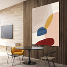 Pink Pebbles II by Eva Watts  on GIANT ART - pink shapes