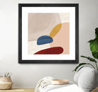 Pink Pebbles II by Eva Watts  on GIANT ART - pink shapes