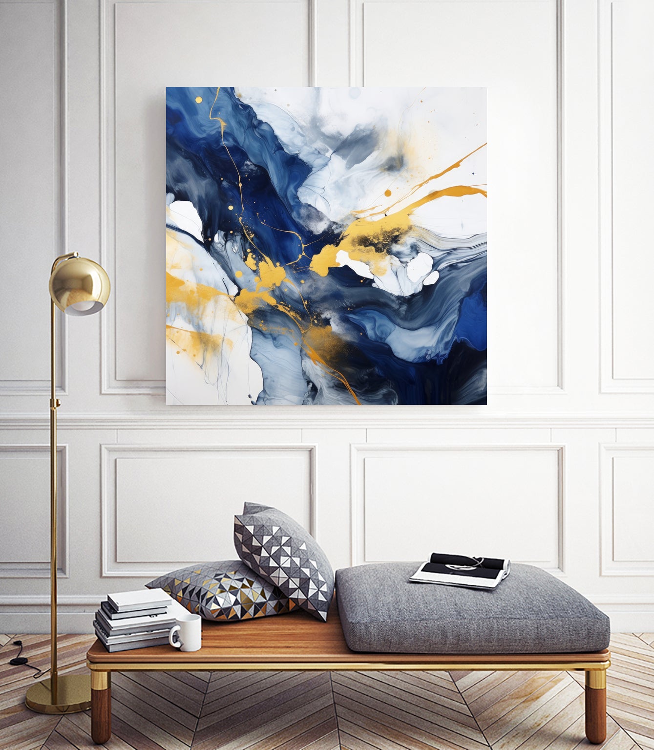 Dancing Splatters I by Irena  Orlov on GIANT ART - abstract