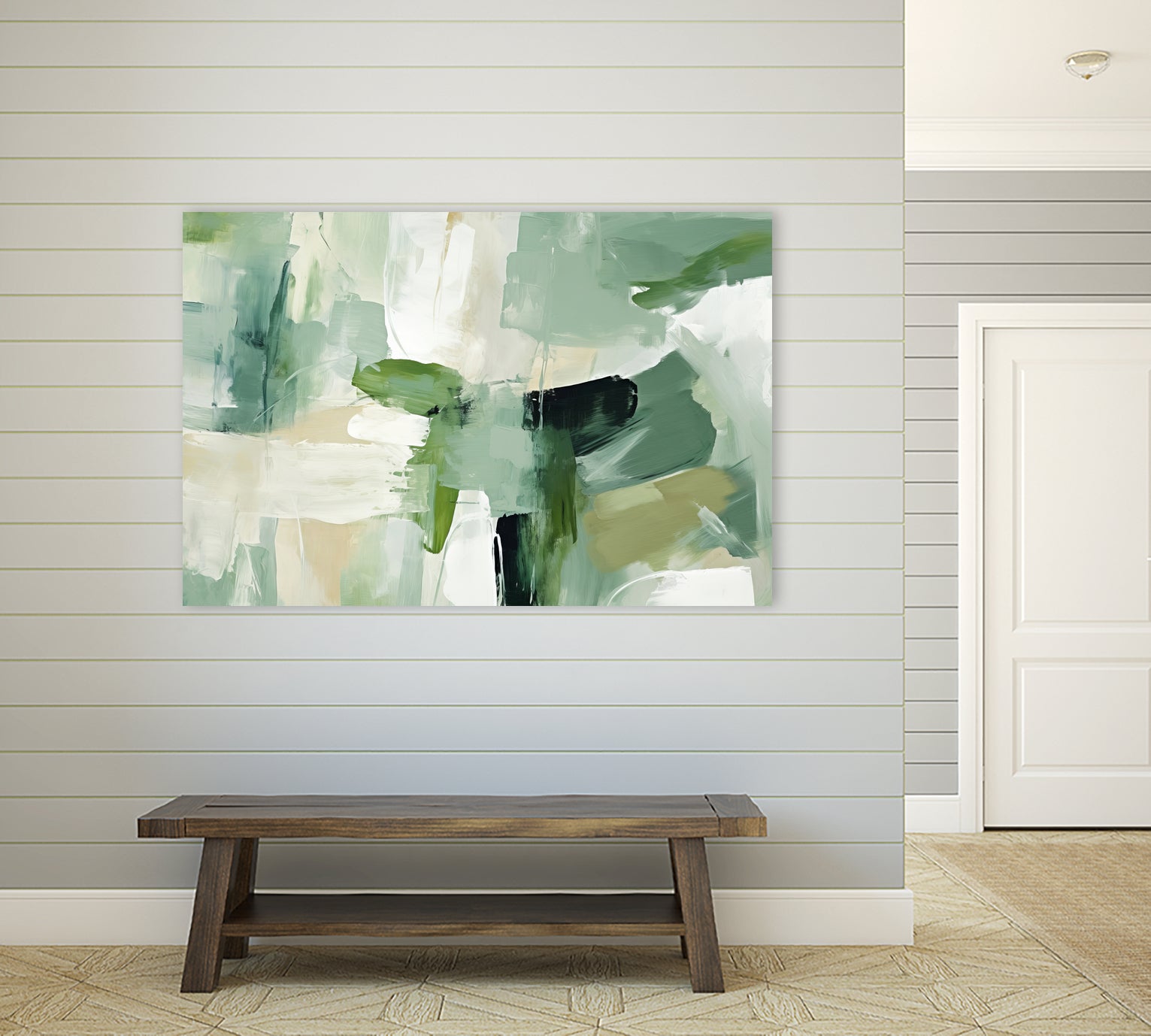 Emerald Puzzle by Irena  Orlov on GIANT ART - abstract